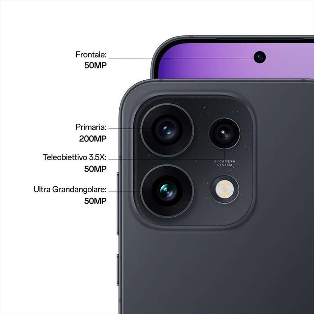 Immagine del prodotto OPPO - Smartphone RENO16 PRO 5G-Starlight Black