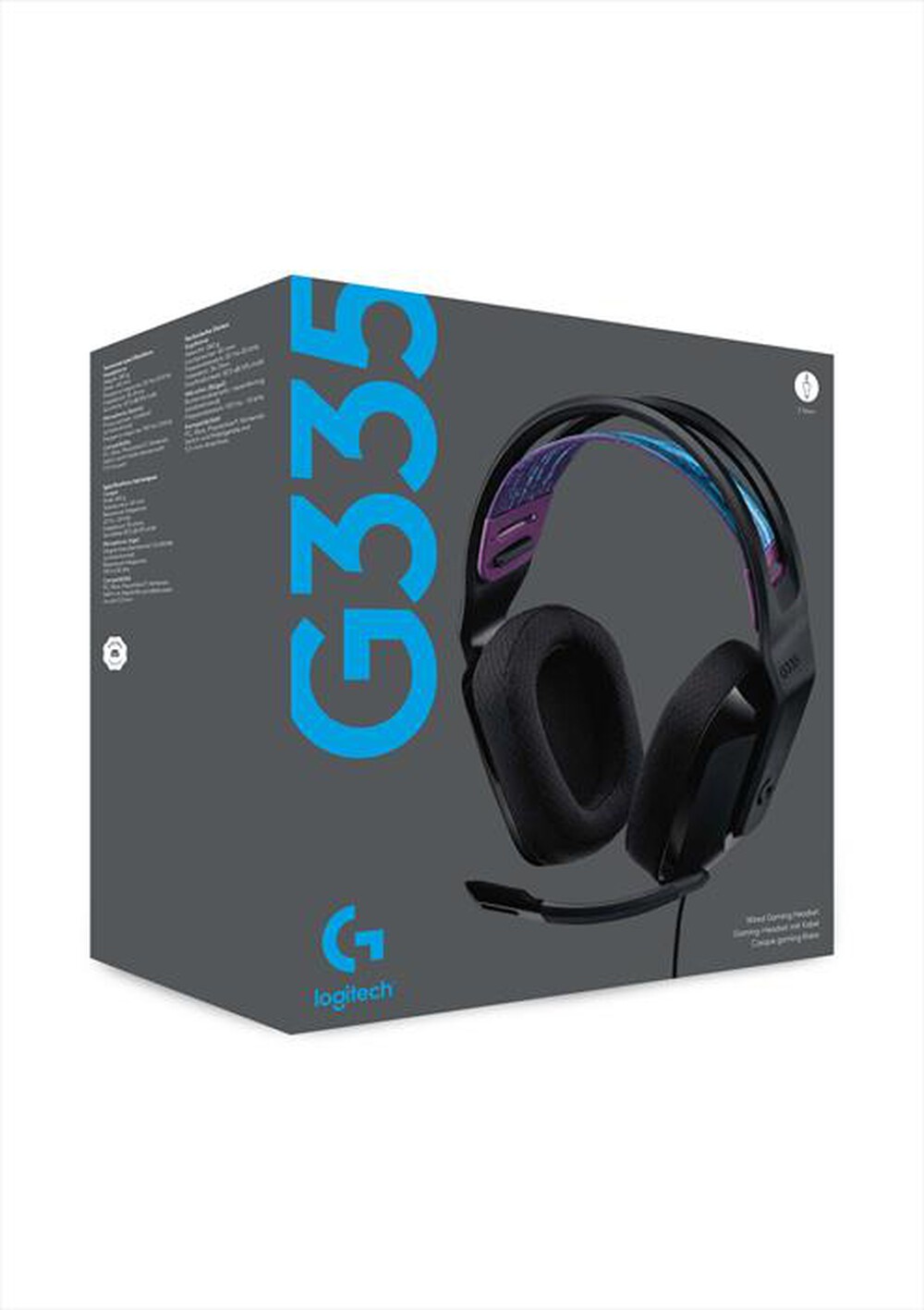 "LOGITECH - G335 Wired Gaming Headset-Nero"
