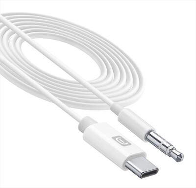 CELLULARLINE - AUXMUSICABLETYPECW-Bianco