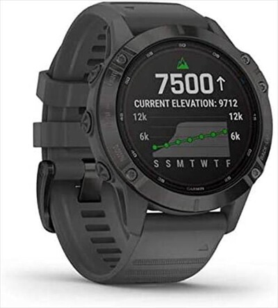 GARMIN - Smart watch Fenix 6 Pro Solar-Nero
