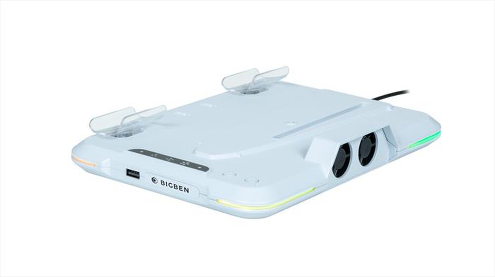 "NACON - BASE CARICA MAGNET 2 DUALSENSE, 3 USB-A, PS5 SLIM-Bianco"
