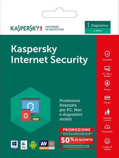 KASPERSKY - Internet security - 1 User (vs attach)