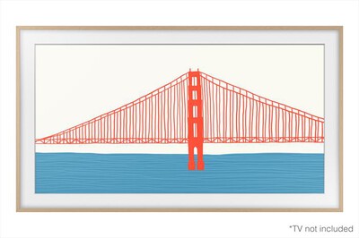 SAMSUNG - Cornice The Frame 65" VG-SCFA65TKBXC-Teak Modern