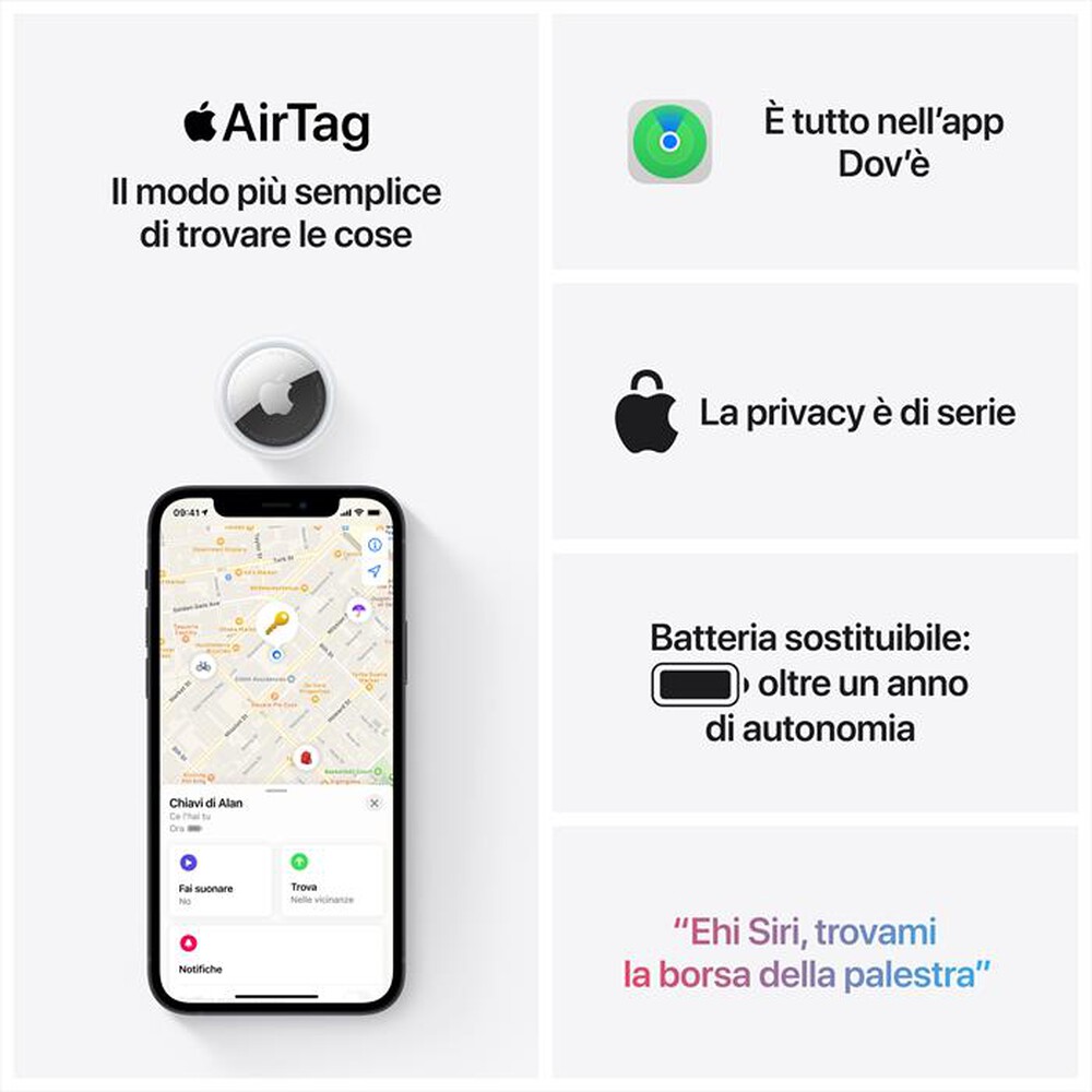 "APPLE - AirTag (4 Pack)"