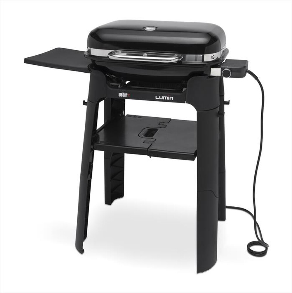 "WEBER - LUMIN CON STAND BARBECUE ELETTRICO-nero"