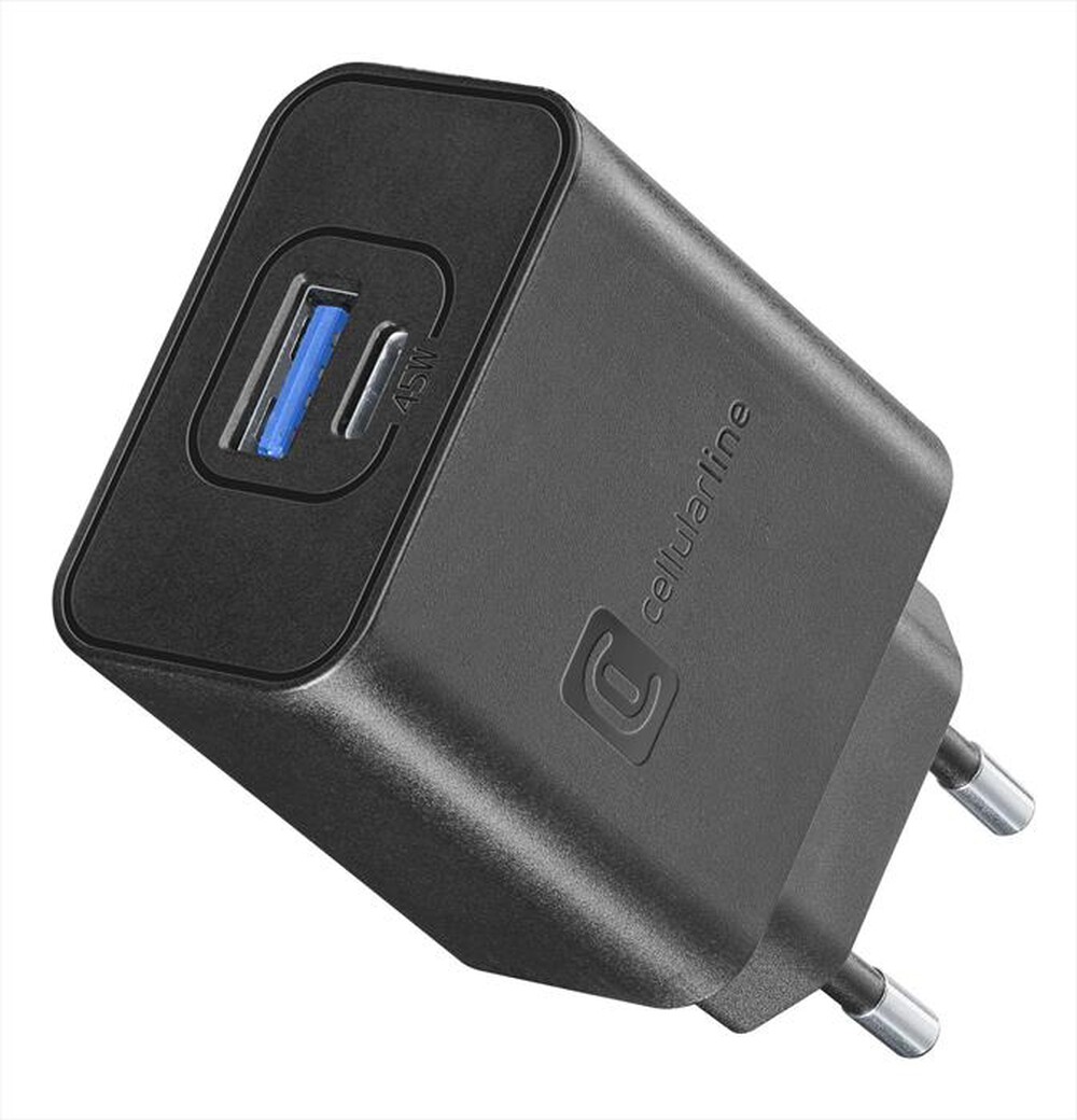 Immagine del prodotto CELLULARLINE - DUAL SUPER FAST CHARGER 45W-Nero