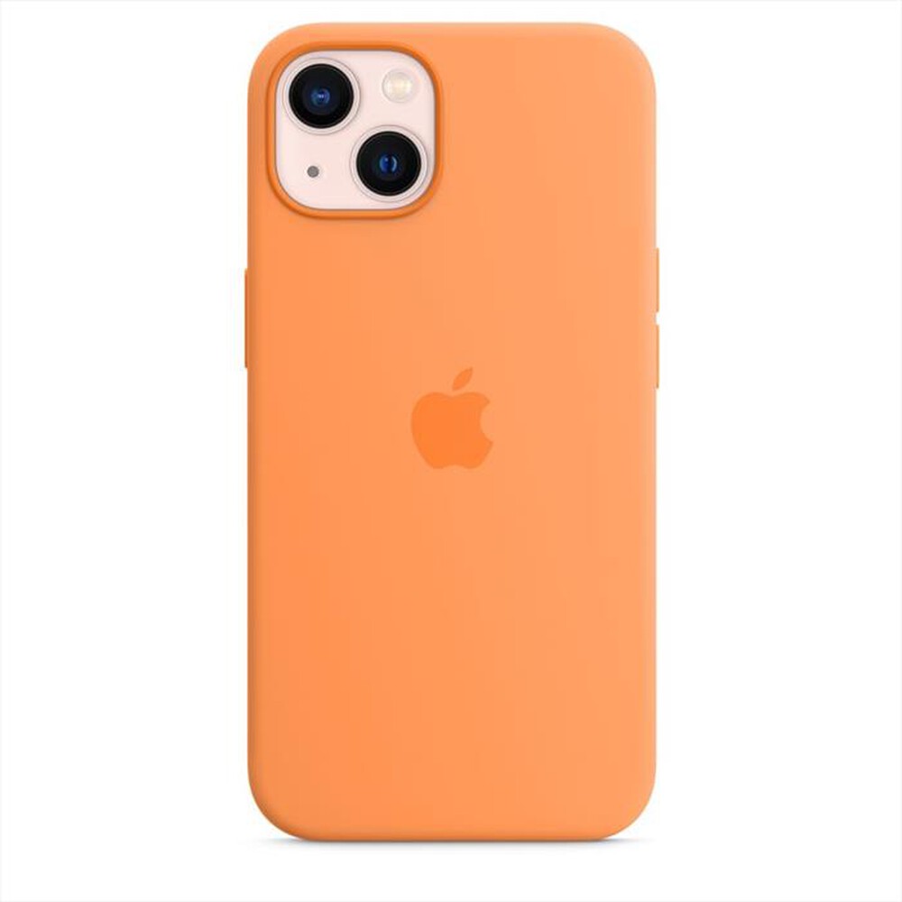 "APPLE - iPhone 13 mini Silicone Case with MagSafe-Marigold"