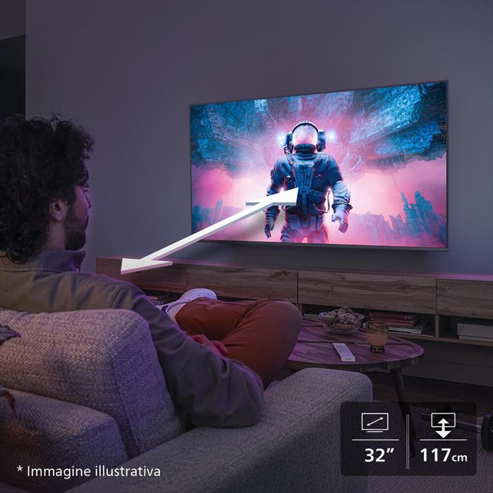 Immagine del prodotto PHILIPS - Smart TV LED FHD 32" 32PFS6050/12-Black