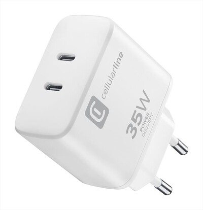 CELLULARLINE - Caricatore da rete ACHIPHUSB2PD35WW-Bianco