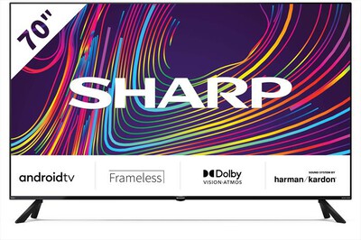 SHARP - Smart TV LED UHD 4K 70" 70DN5EA-Nero