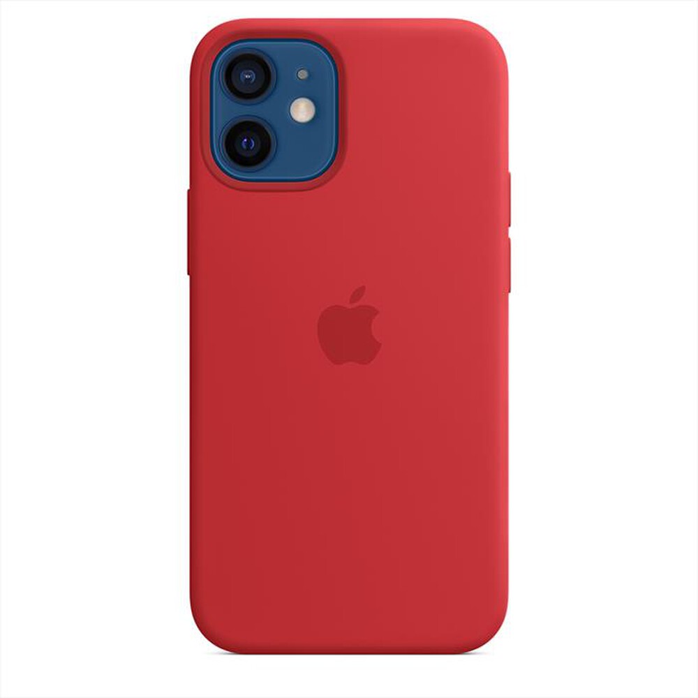 "APPLE - Custodia MagSafe in silicone per iPhone 12 Mini-(PRODUCT)RED"
