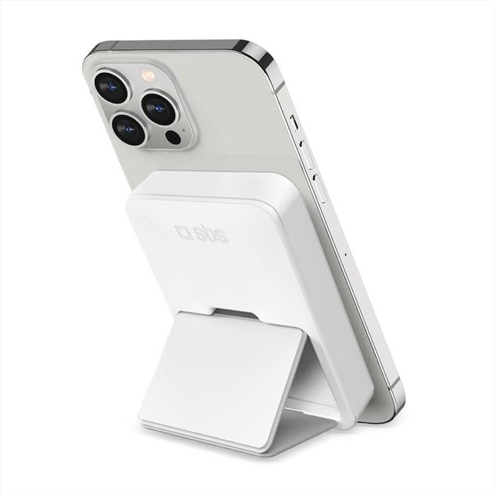 "SBS - Powerbank TEBB5000MAGSTANDW-Bianco"