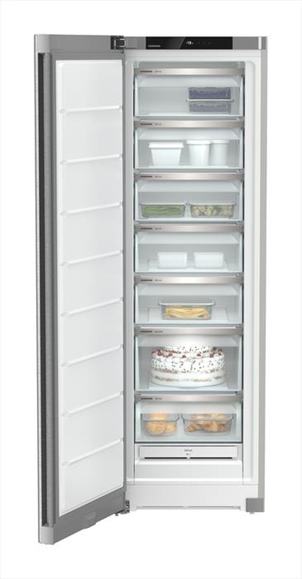 "LIEBHERR - Congelatore verticale SFNSDE 5227-20 Classe E-Acciaio SmartSteel / Silver"