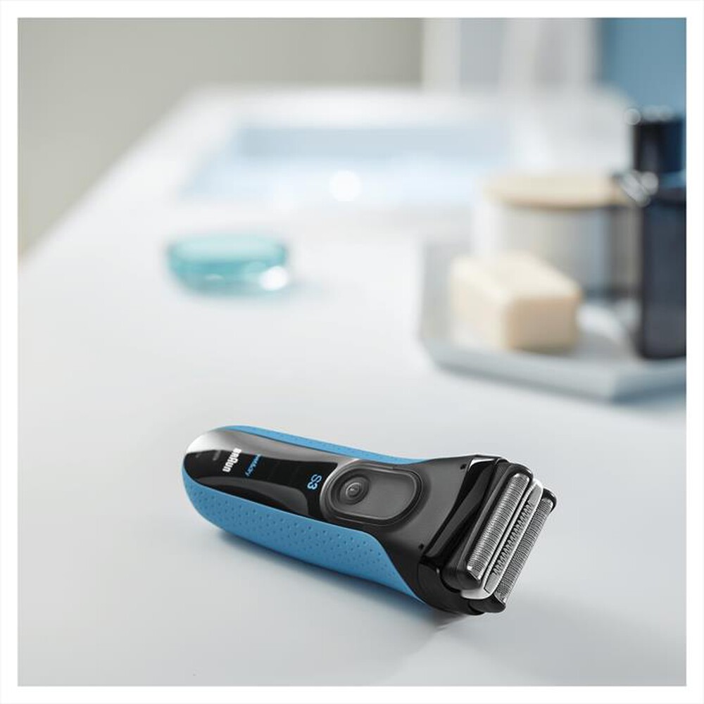"BRAUN - Series 3 3040 W&D-Nero/Blu"