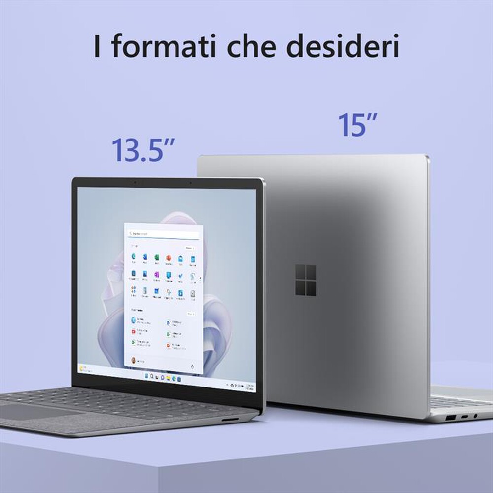 Immagine del prodotto MICROSOFT - Notebook SURFACE LAPTOP5 15" I7 12TH GEN/8GB/512GB-Nero