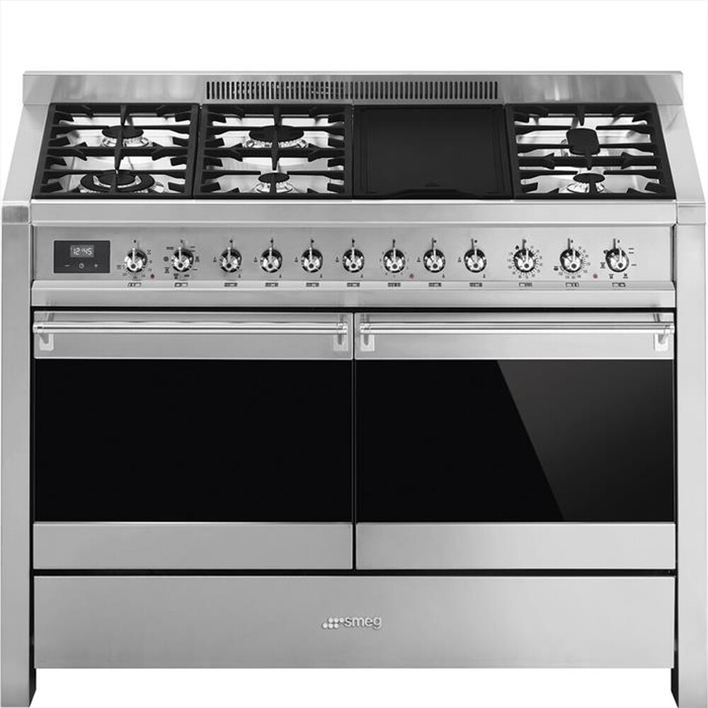 "SMEG - Cucina a gas A4-81 Classe A-Inox"