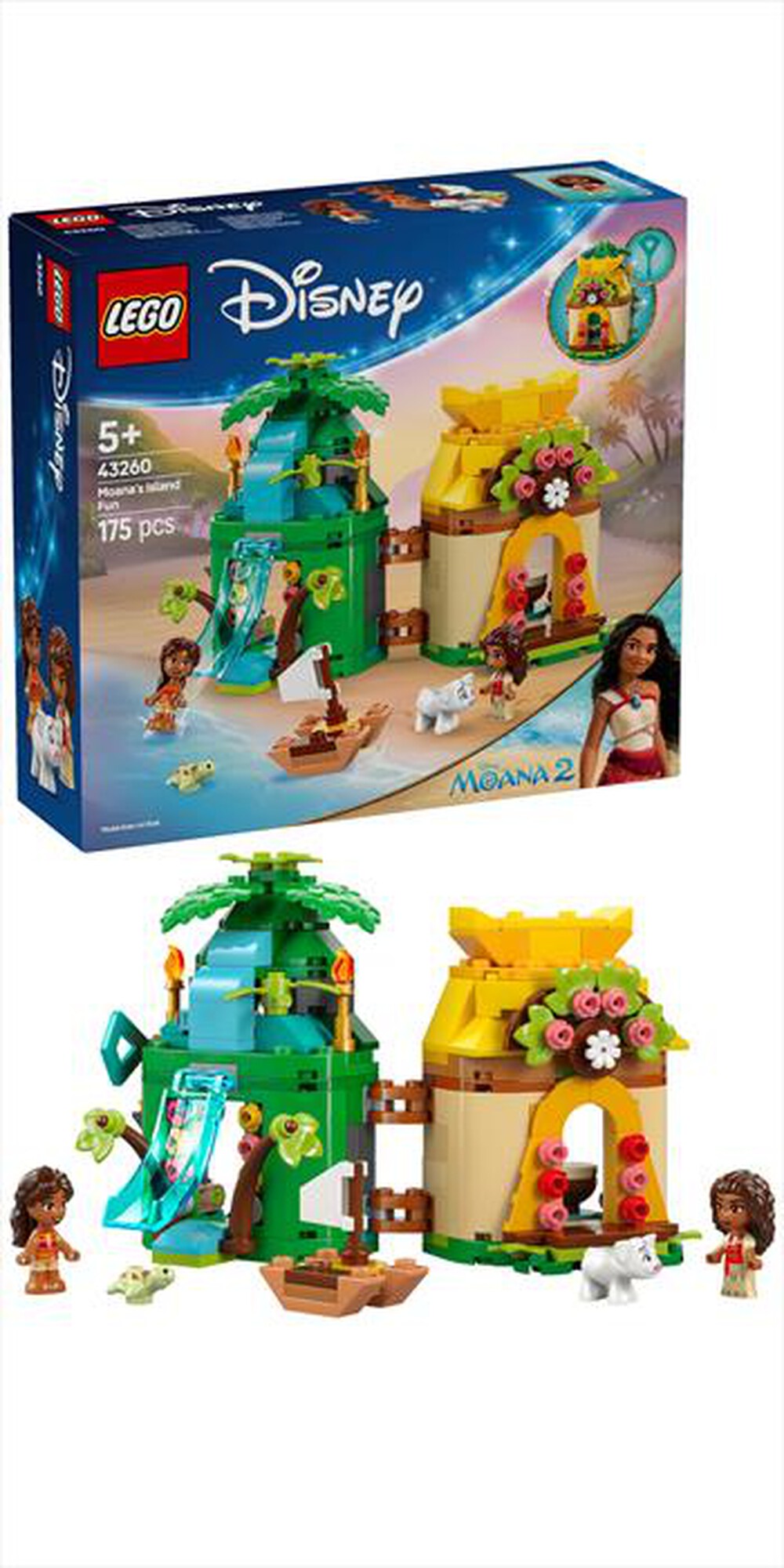 Immagine del prodotto LEGO - DISNEY Divertimento sull&rsquo;isola di Vaiana 43260