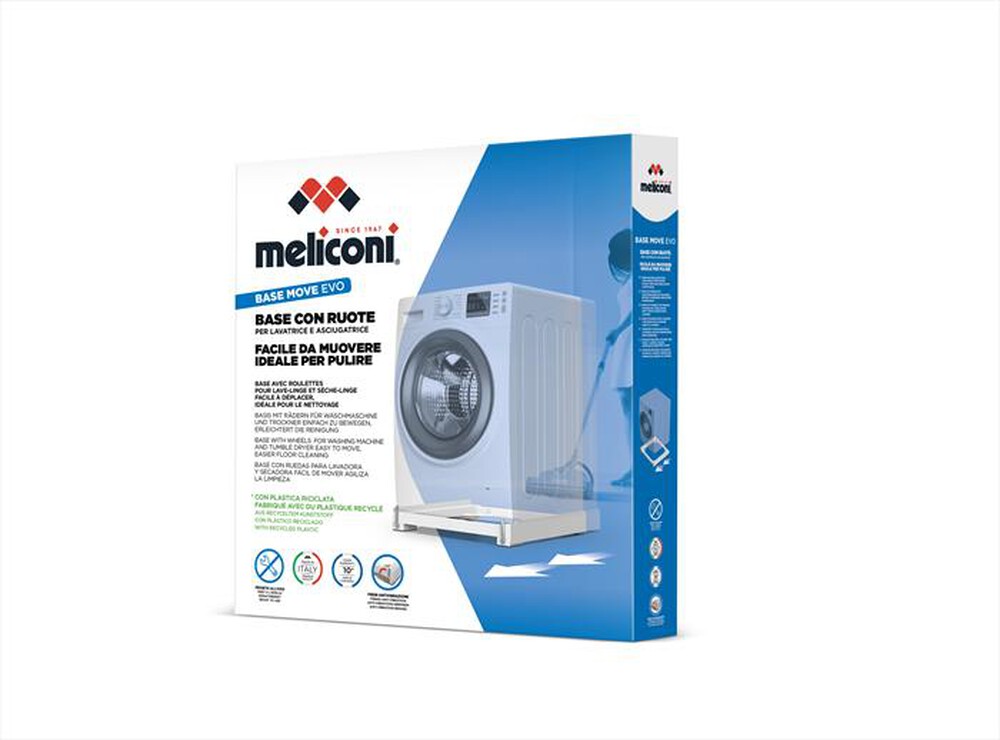 Immagine del prodotto MELICONI - BASE WASH EVO-Tecnopolimero bianco, maniglie