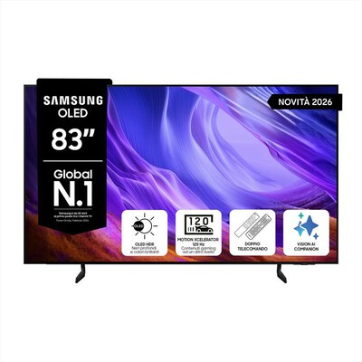 SAMSUNG - Smart TV OLED 4K AI 83" QE83S85HAEXZT-Black