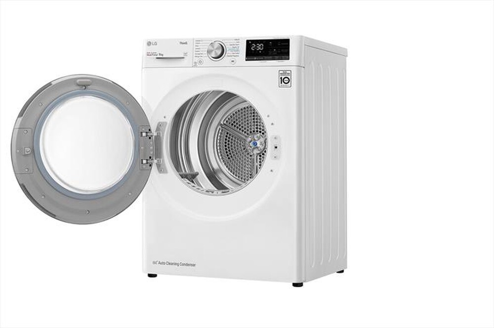 "LG - Asciugatrice RH90V9AVHN - 9 Kg - A+++-Bianca"