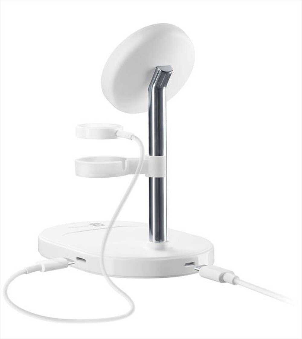 Immagine del prodotto CELLULARLINE - Station di ricarica wireless magnetica MAG TRIO-Bianco