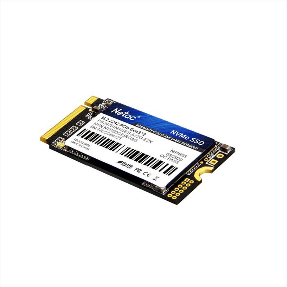 "NETAC - SSD M.2 2242 NVME N930ES 512GB-NERO"
