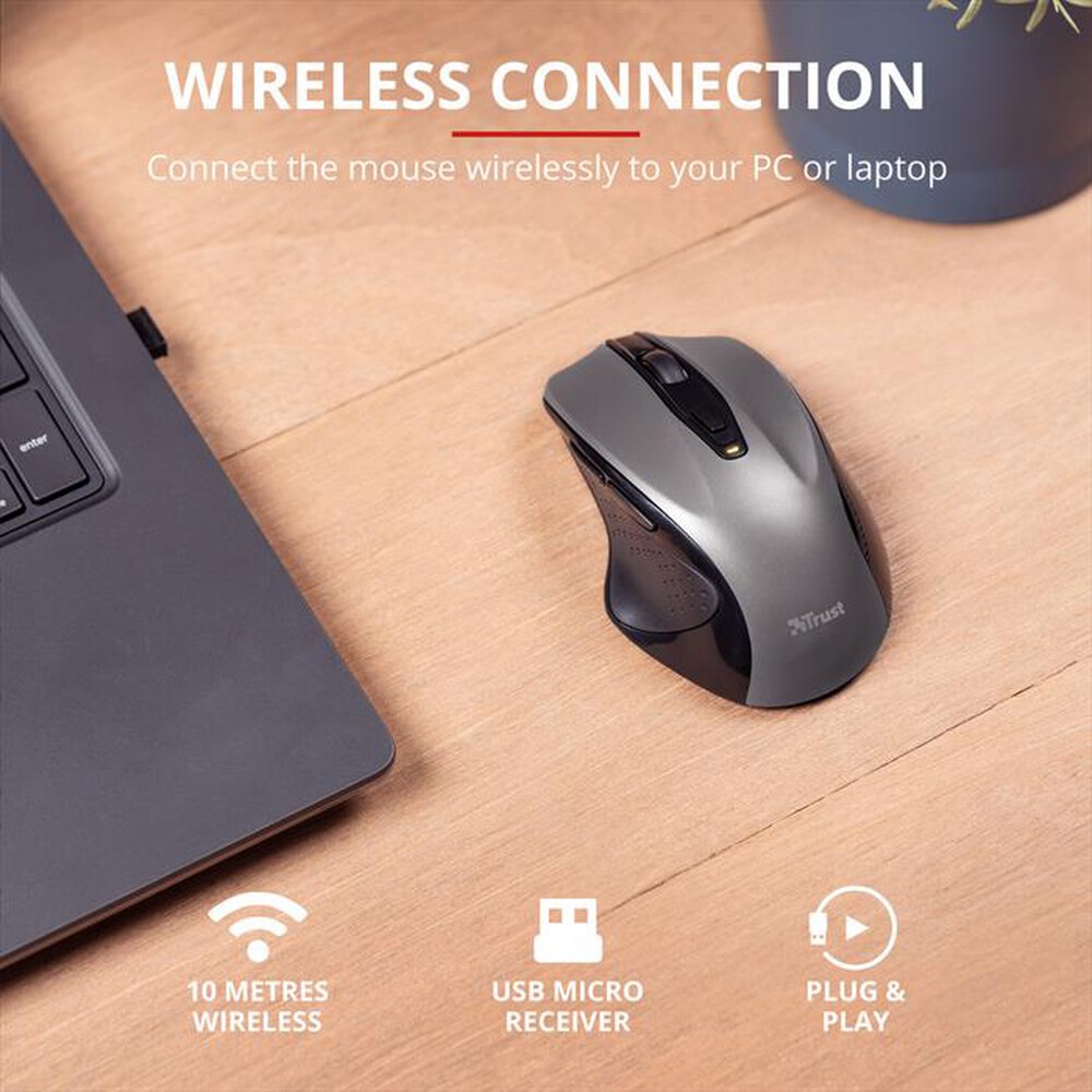 Immagine del prodotto TRUST - NITO WIRELESS MOUSE-Black