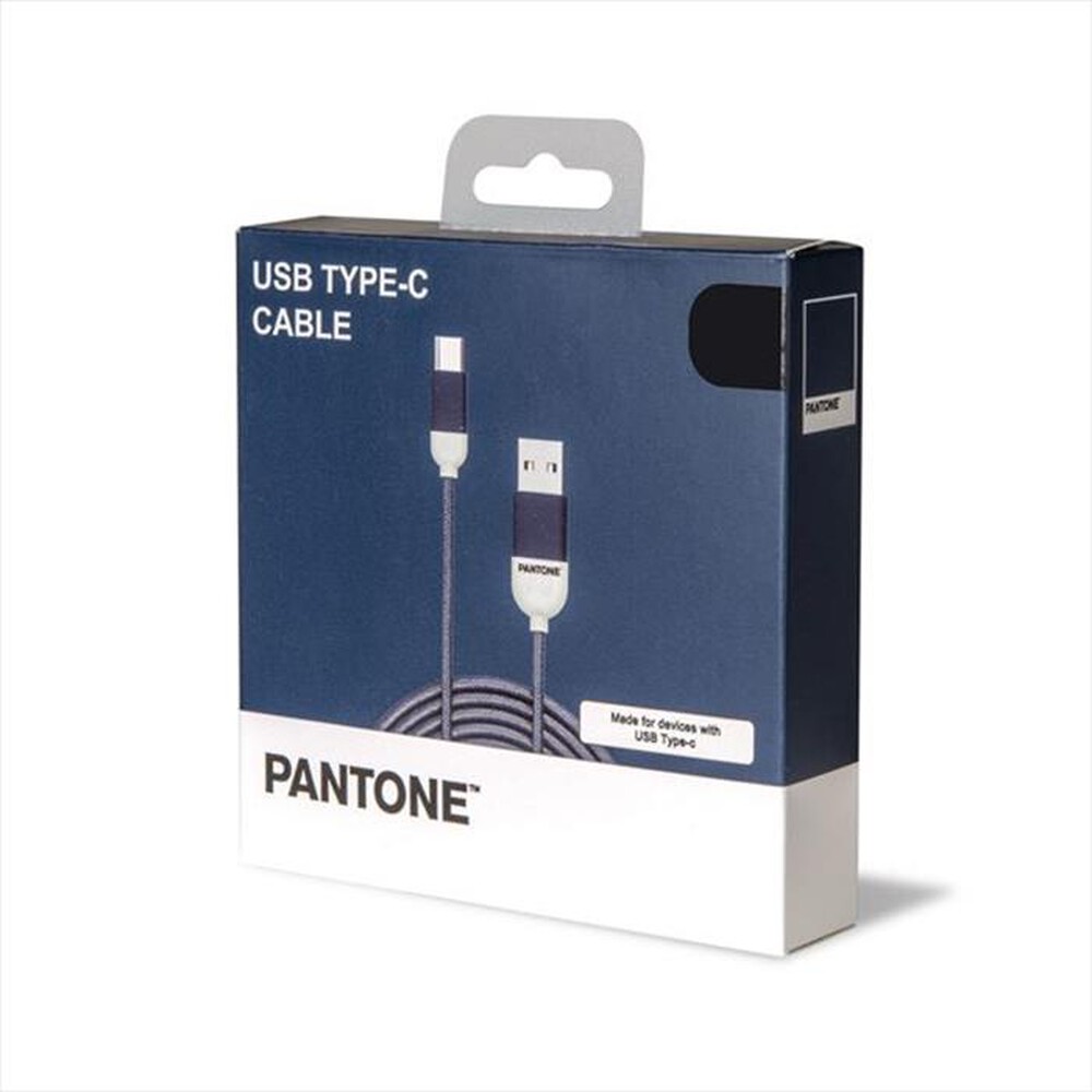 "PANTONE - PT-TC001-5N - TYPE-C CABLE 1 5 MT-BLU/PLASTICA"