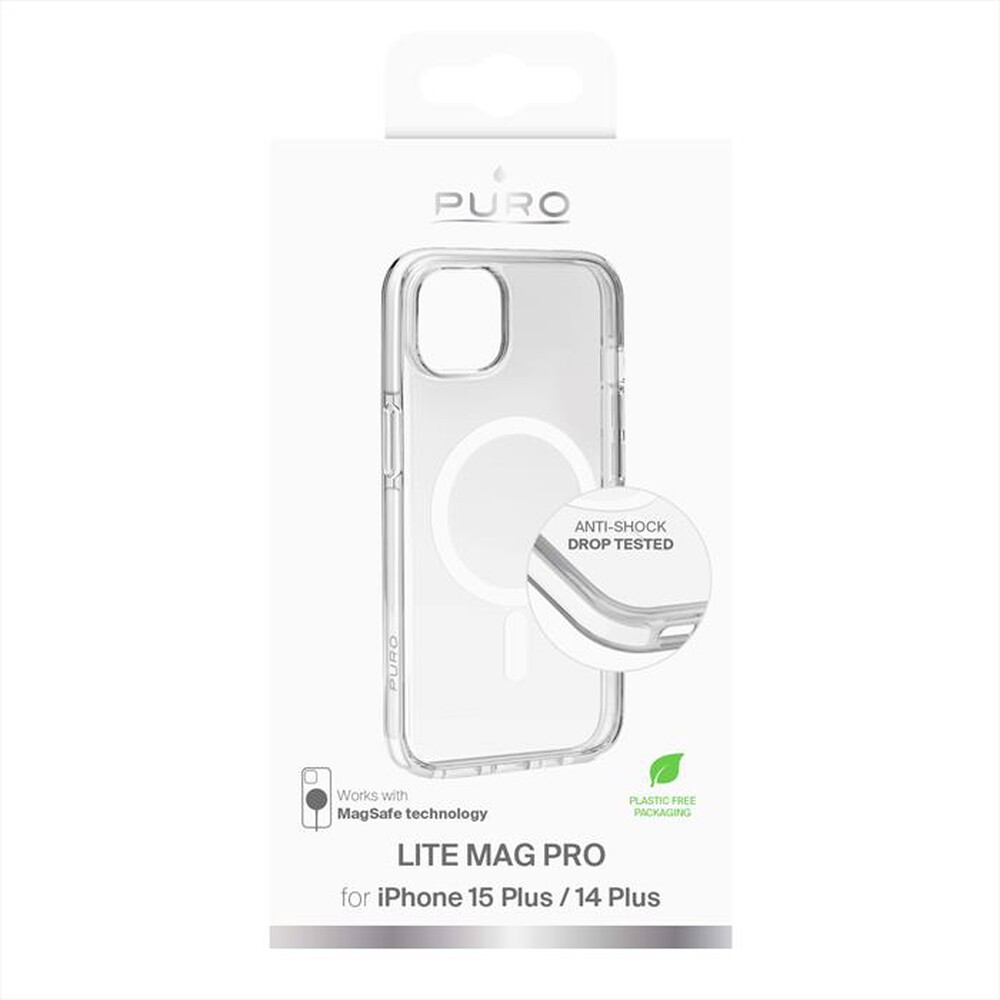 Immagine del prodotto PURO - Cover PUIPC1567LITEMPWHI per iPhone 15 Plus-Trasparente