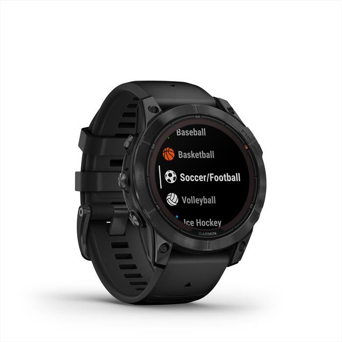 GARMIN Smartwatch FENIX 7 PRO SOLAR GLASS SLTGRYSS W BLK BND Euronics
