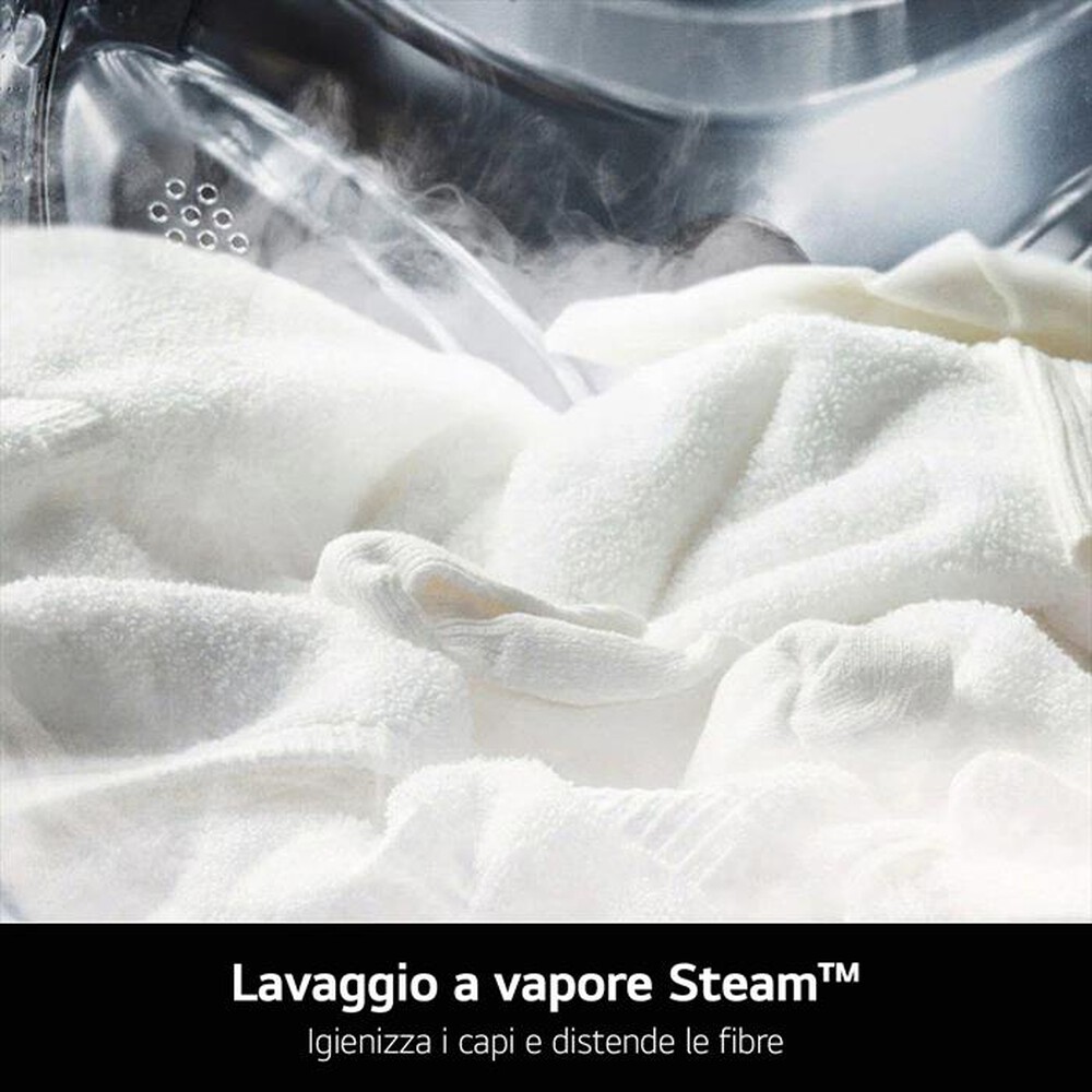 "LG - Lavatrice AI DD R3 F2R3S08NSWB 8kg Classe A-Bianco"