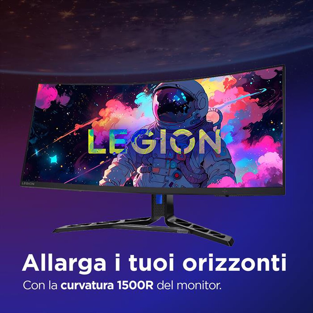 Immagine del prodotto LENOVO - Monitor WLED 34" LEGION R34W-30 67C7GACBIT-Raven Black