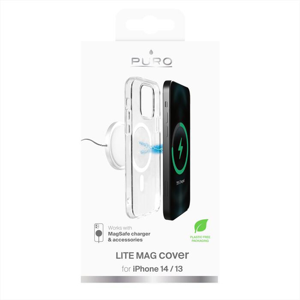 Immagine del prodotto PURO - Cover IPC1461LITEMAGTR per iPhone 14 e 13-Trasparente
