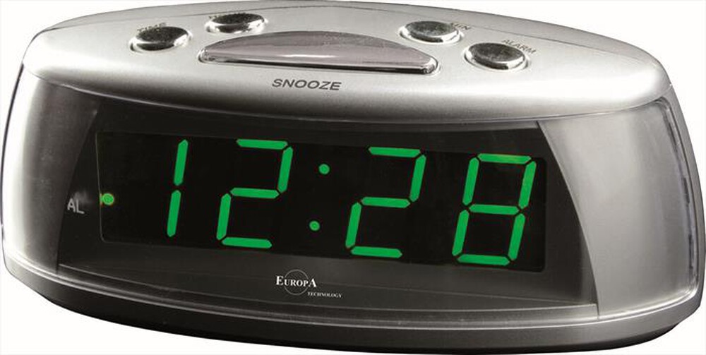 Immagine del prodotto EUROPA TECHNOLOGY - Sveglia digitale DV-630 LED-Silver