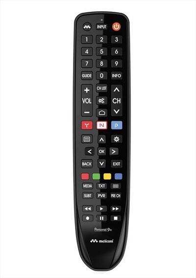 MELICONI - Telecomando GB PERSONAL 9+ HISENSE-Nero