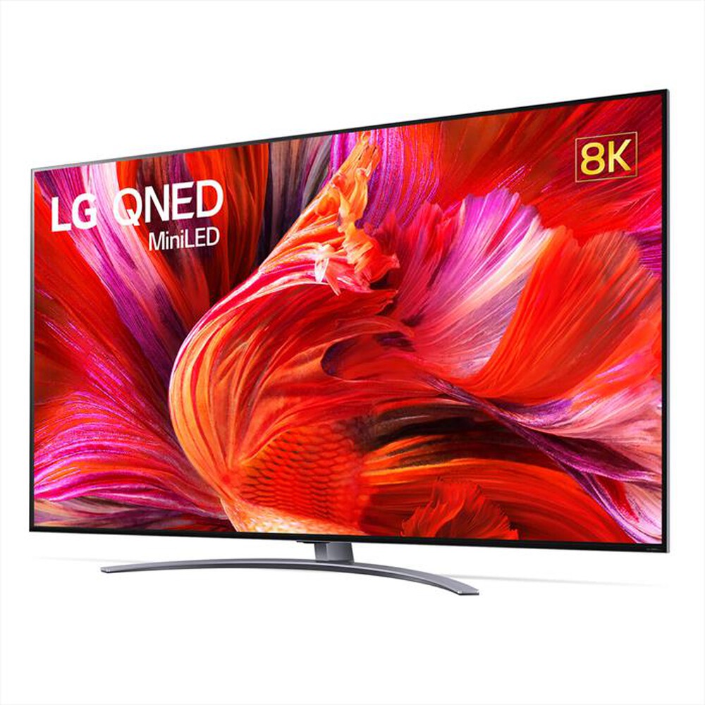 "LG - Smart TV QNED 8K 75\" 75QNED966PA-Dark Steel Silver"