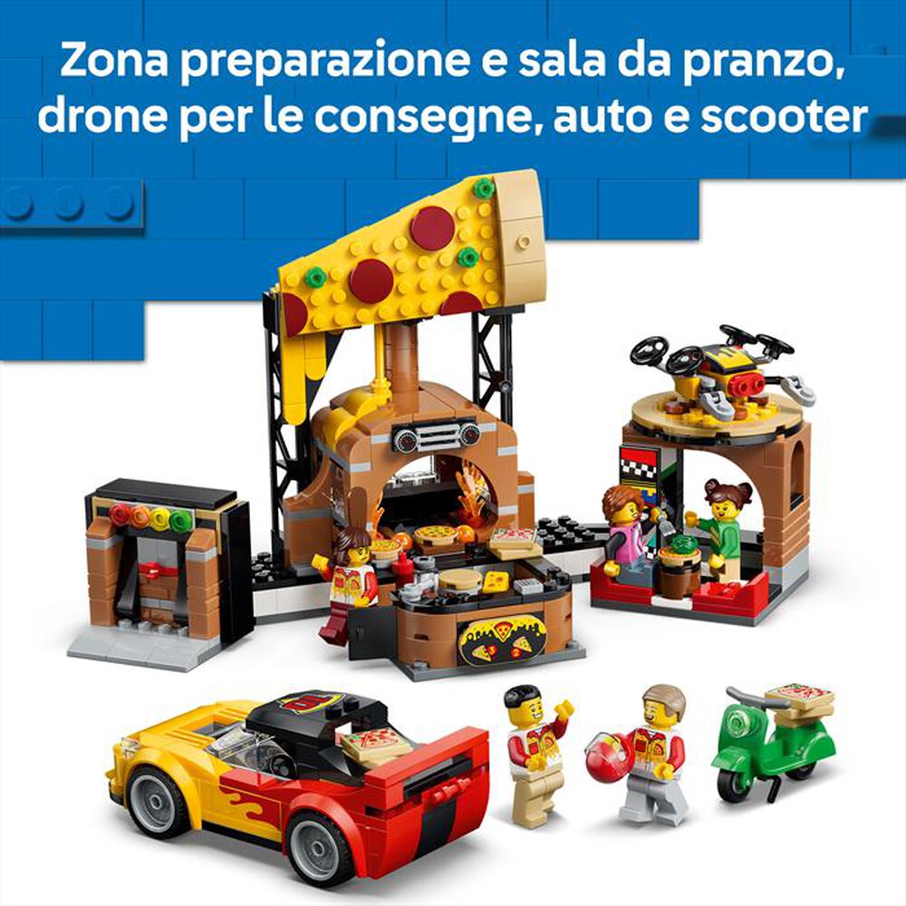 Immagine del prodotto LEGO - CITY Centro di consegna pizze con veicoli - 60496