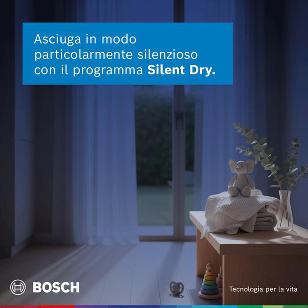 Immagine del prodotto BOSCH - Asciugatrice Serie 6 WQG245D0IT 9Kg Classe C-Bianco