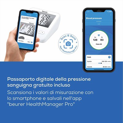BEURER - Misuratore di pressione Dual Energy BM 27+-Bianco