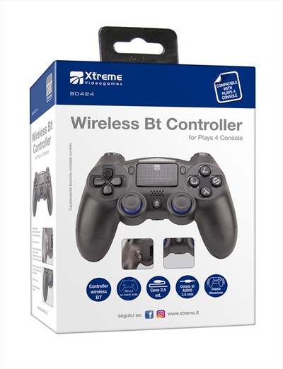 XTREME - WIRELESS BT CONTROLLER-NERO