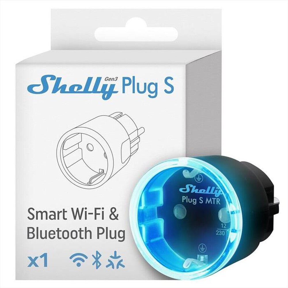Immagine del prodotto SHELLY - Presa intelligente Wi-Fi-Nero
