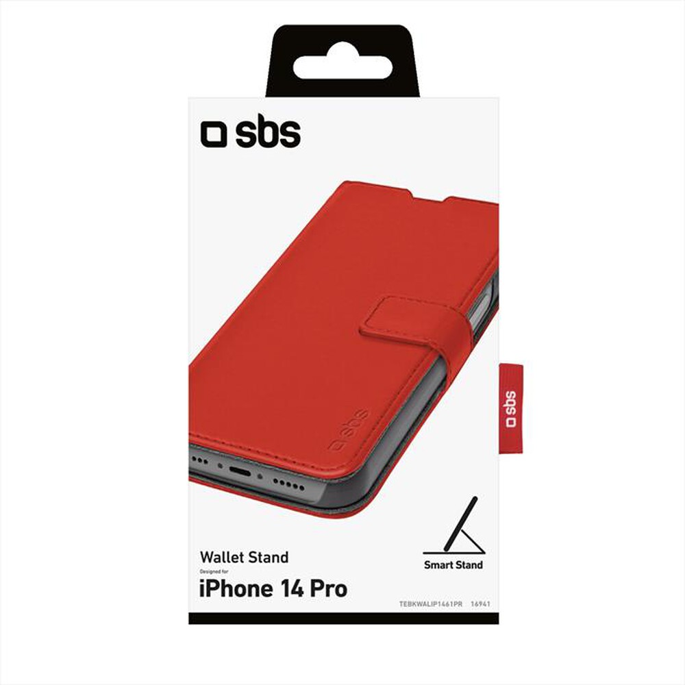 Immagine del prodotto SBS - Cover TEBKWALIP1461PR per iPhone 14  Pro-Rosso