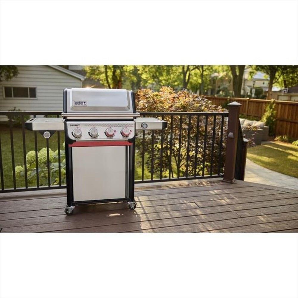 "WEBER - Barbecue a 4 bruciatori SPIRIT SP-435-Acciaio inossidabile / Nero"