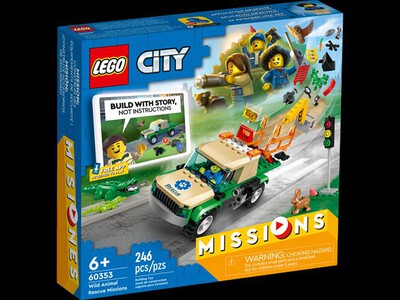 LEGO - CITY MISSIONI DI SALVATAGGIO ANIMALE - 60353
