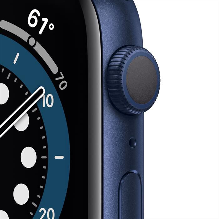 APPLE - Apple Watch Series 6 GPS 44mm Alluminio Blu - Cinturino Sport Blu |  Euronics