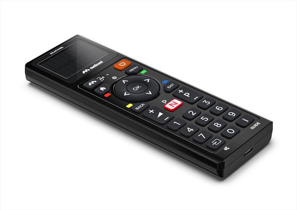 "MELICONI - Telecomando universale SOLAR TV-Nero"