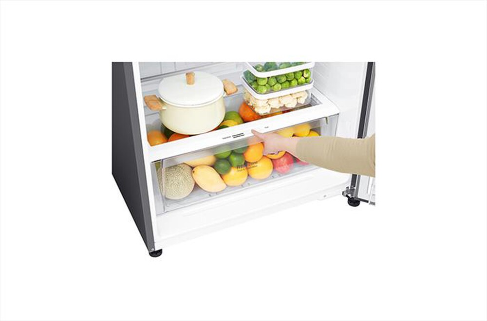 "LG - Frigorifero 2 porte GTB574SEHZD Classe E 471lt-Inox Skin Beige"