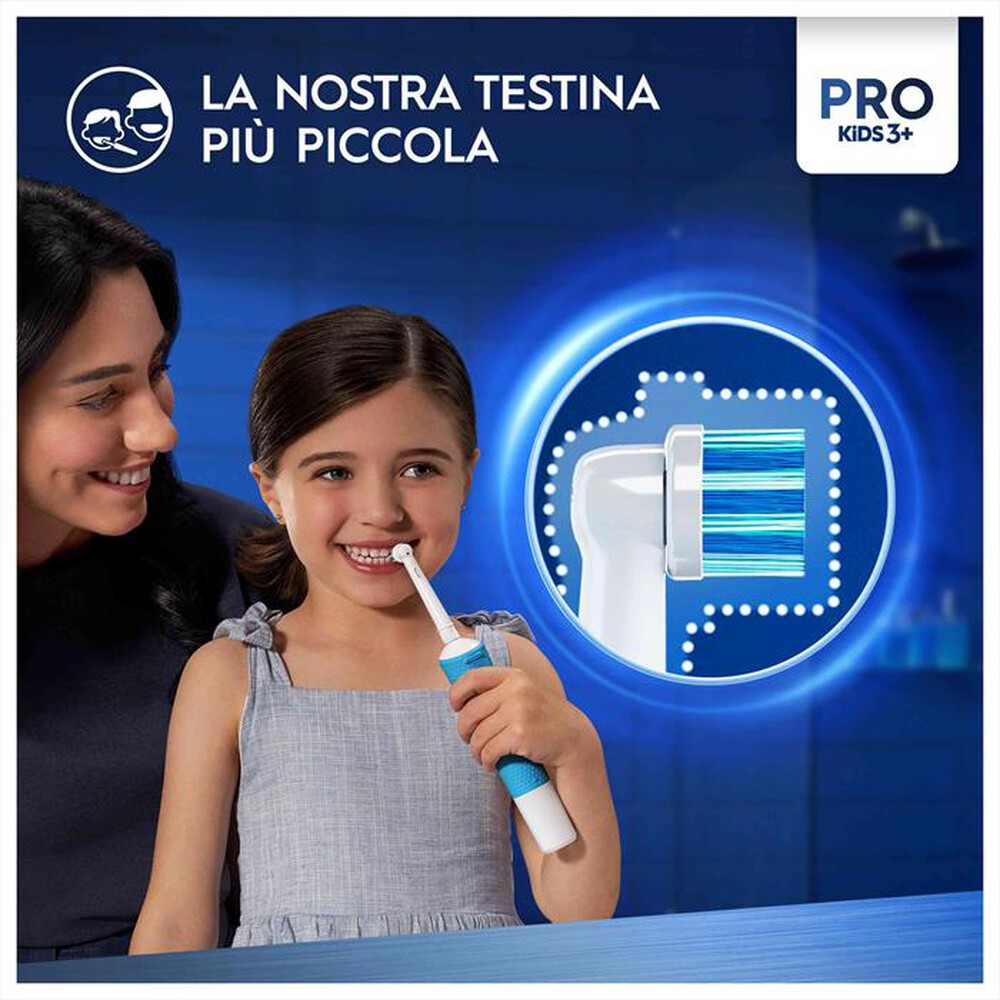 Immagine del prodotto ORAL-B - TESTINE PRO KIDS SPIDERMAN 3 TESTINE-BIANCO personaggio SPIDERMAN