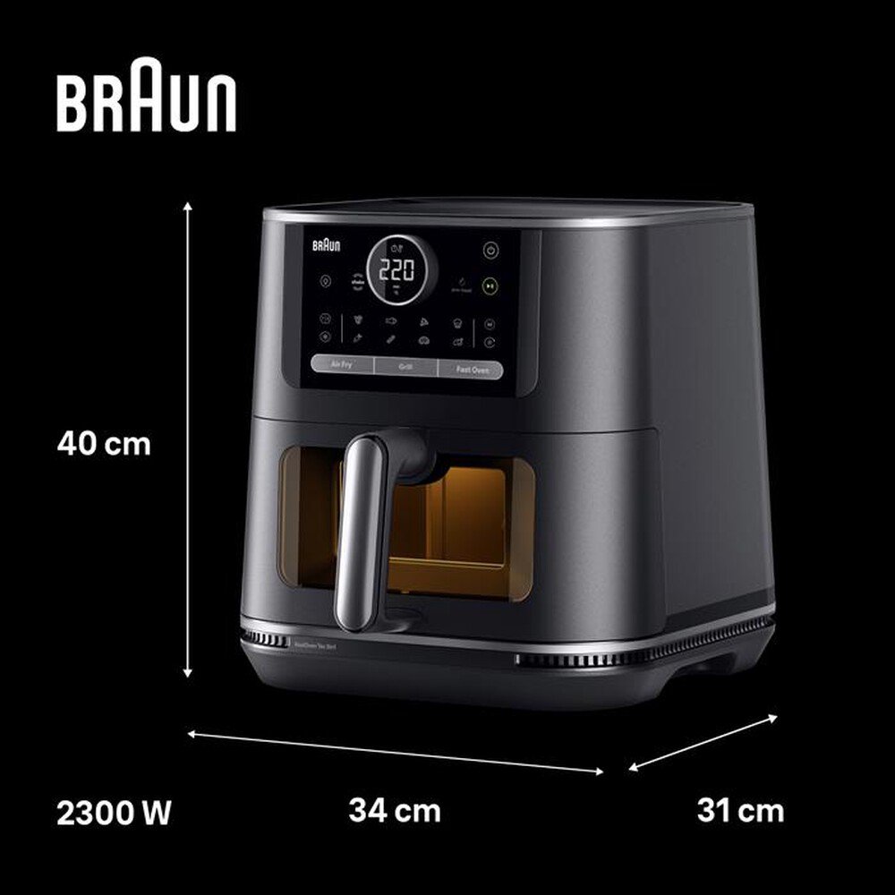 Immagine del prodotto BRAUN - Friggitrice ad aria HF7076BK-BLACK