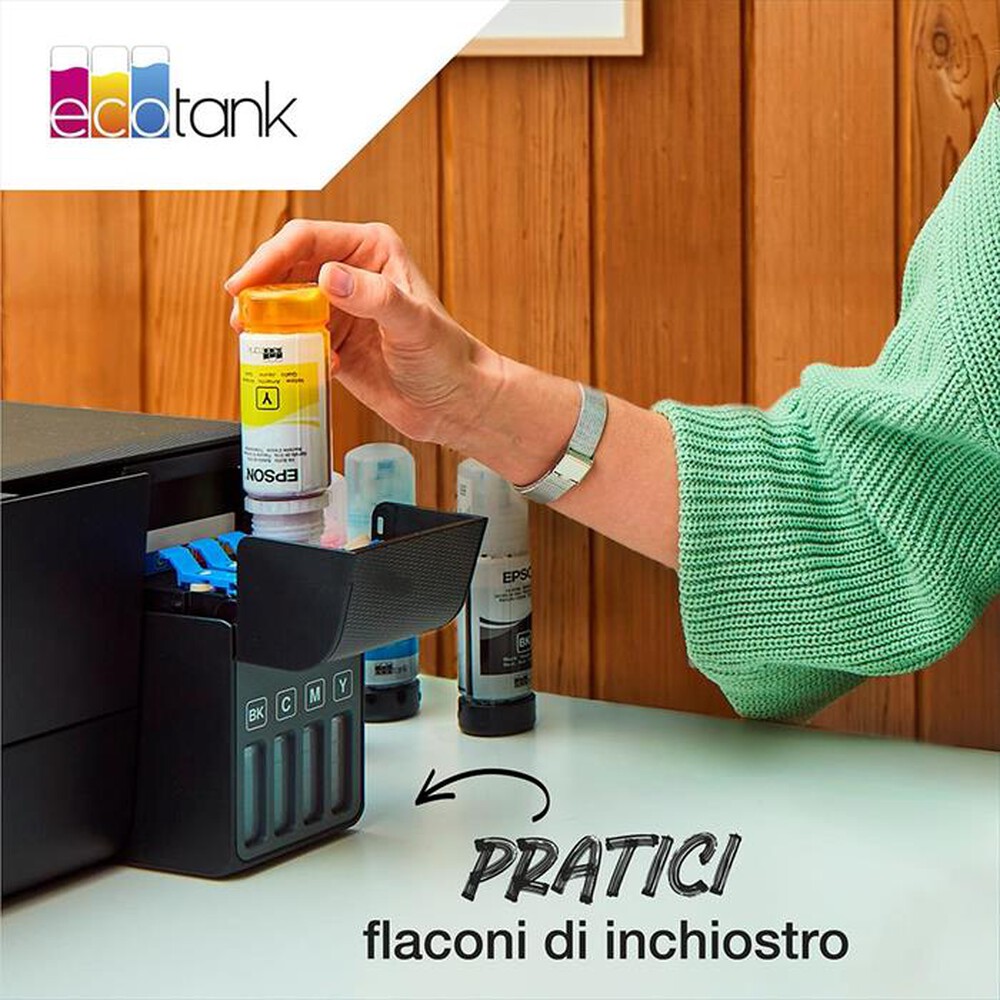 "EPSON - 104  FLACONE DI INCHIOSTRO ECOTANK T00P1 NERO-Nero"